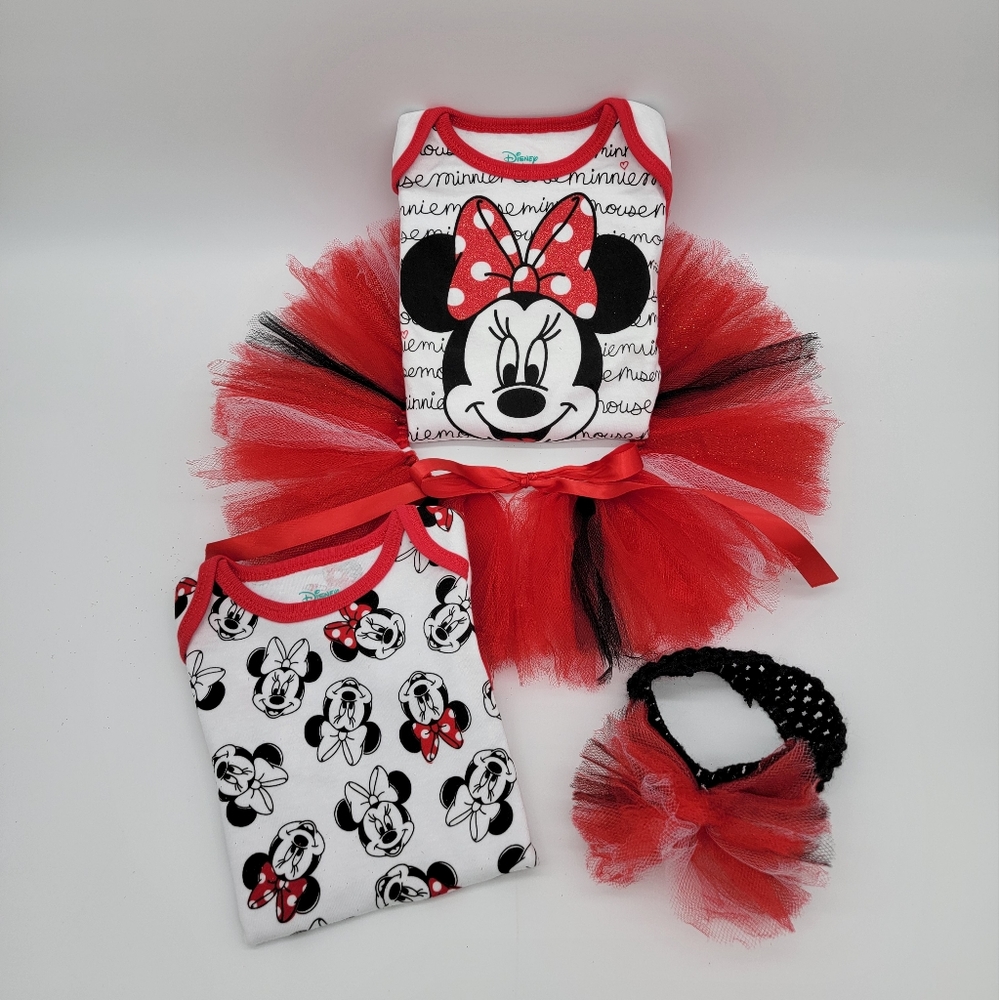 Minnie Mouse infant tutu set
